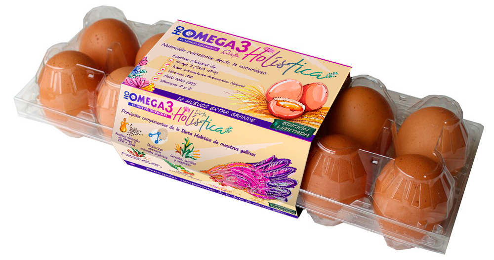 Omega-3 eggs with natural astaxanthin from Panaferd®
